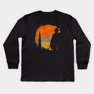 Gunslinger and The Dark Tower Kids Long Sleeve T-Shirt